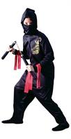 Black Ninja Costume Child