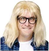 Saturday Night Live Wayne's World Garth Algar Wig and Glasses Costume Set