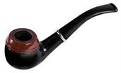 Vintage Black Wood Costume Tobacco Pipe
