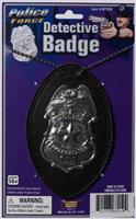 Police Badge On Chain Costume Accessory