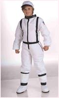 Space Explorer White Jumpsuit Astronaut Child Costume