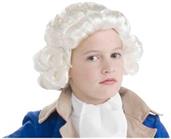 Colonial Boy Child Costume White Wig