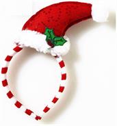 Santa Hat Mistletoe Costume Headband