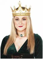 Golden Queen Adult Costume Crown