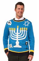 Outrageous Chanukah Holiday Sweater Adult