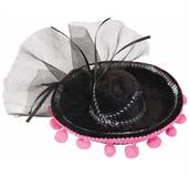 Day Of The Dead Mini Sombrero Costume Hat