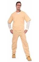 Orange is Black - Beige Prisoner Suit Costume Adult Standard
