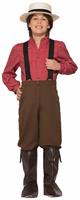 Pioneer Boy Costume Child