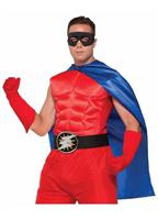 Superhero Blue Costume Cape Adult
