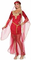 Renaissance Ruby Costume Dress Adult Women