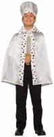 King Crown Child Costume Hat, Silver