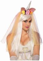 Unicorn Floral Adult Costume Headpiece
