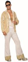 Men's Costume Disco Pants, White