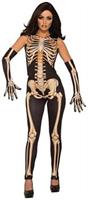 Lady Bones Women's Costume, One Size