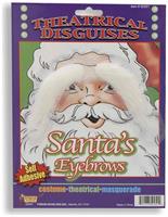 White Santa Eyebrows Costume Accessory