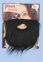 Black Beard Pirate Costume Facial Hair
