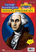 George Washington Wig and Jabot Disguise Adult Costume Kit