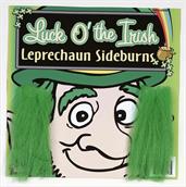 St. Patrick's Green Costume Sideburns