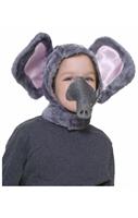 Elephant Hood and Nose Animal Costume Set Child Standard