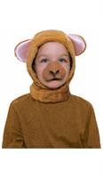 Monkey Hood and Nose Animal Costume Set Child Standard