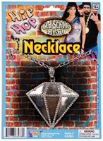 Hip Hop Big Diamond Necklace Costume Jewelry