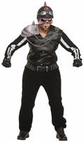 Scary Zombie Biker Motorcycle Rider Costume Adult