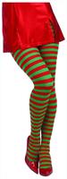 Red and Green Christmas Stockings Costume Accessory