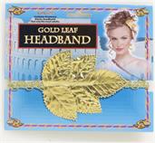 Gold Roman Leaf Costume Headband Adult