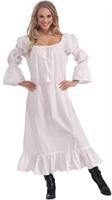 White Medieval Chemise Costume Undergarment Adult Plus
