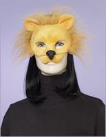 Deluxe Fuzzy Animal Mask Adult: Lion