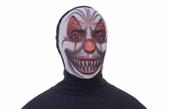 Disappearing Man Hooded Mask Adult: Scary Clown