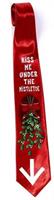 Kiss Me Under The Mistletoe Christmas Tie