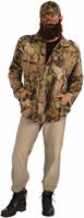 Duck Hunter Costume Camouflage Jacket Adult