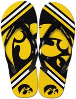 Iowa Hawkeyes Unisex Big Logo Flip Flops