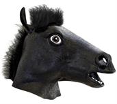 Black Horse Head Mask Costume Accessory