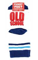 Funny Feet Toddler Socks: Old School Dinosaur