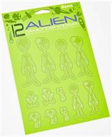 GAMAGO Alien Family Car Stickers | Set of 12