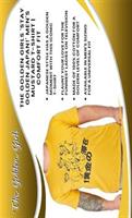 The Golden Girls 'Stay Golden Japan!' Men's Mustard T-Shirt | Comfort Fit