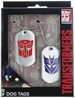 Transformers Autobot & Decepticon Logo Dog Tags