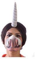 Unicorn Adult Costume Horn Headband and Nose Set