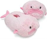 Blobfish Pink Unisex Plush Slippers | One Size Fits Most