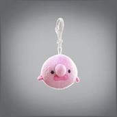 Oddballz Blobfish 2.5 Inch Plush Animal Keyring