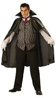 Midnight Vampire Cape and Vest Designer Costume Adult