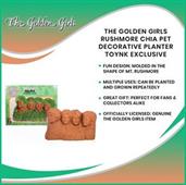 The Golden Girls Rushmore Chia Pet Decorative Planter Toynk Exclusive