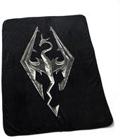 Skyrim Dragon Emblem 45" x 60" Fleece Throw Blanket