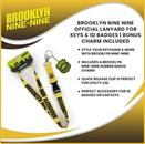 Brooklyn Nine Nine Official Lanyard For Keys & ID Badges | Bonus Charm Included