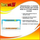 Dragon Ball Z License Plate Frame | My Other Ride Is A Flying Nimbus Cloud