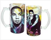 Empire Music Money Power 16oz Glass Beer Mug