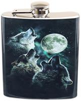 Three Wolf Moon 7oz Flask
