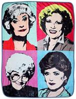 Golden Girls Warhol Fleece Blanket Comforter | 45"x60"